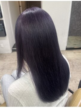 ヴィヒタ 川越 本川越(VIHTA.) ブリーチダブルカラーブルーラベンダーアッシュカラー川越本川越