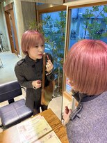 ヒカリス ヘアー 相川店(HIKARIS hair)&nbsp;ピンクカラー/ミニボブ