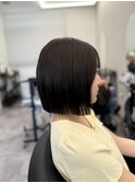 ミルクティーブロンド/ダークブルー/デジタルパーマ/木更津