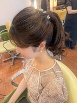 サロンドフラワー アップスタイル