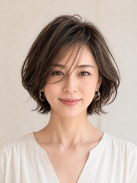 ビフィーノ リルネ(Bifino Rilune) 40代夏の軽やかショートレイヤー