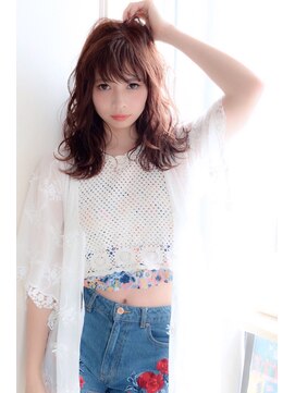 ラべリー 池袋(LOVELEY) ロブノーブルクラシカルバイヤージュパーマミディ