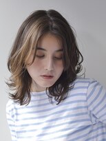 アトリエイトワ(atelier ittowa)&nbsp;くびれヘア/ハイライトカラー/アプリコットオレンジ/美髪/646