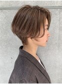 【佐藤健太郎】カジュアルハイライトベージュハンサムショート