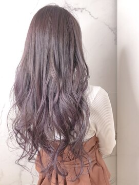 アヴァンス 広島本通店(AVANCE.) モーブピンクカラー×ロングスタイル