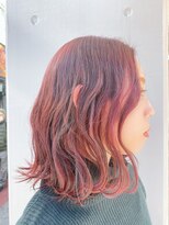 クラン(CLAN)&nbsp;チェリーピンク　無造作×フェミニン大人ミディ