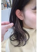 【lond printemps水野】イヤリングカラーシルバーアッシュ