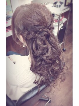 ヘアー クリエイション アミー あびこ店(Hair Creation ami) ハーフアップヘアーセット