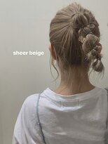 ビューバイネオリーブ 用賀店(Beau'r by neolive)&nbsp;インナーカラーテラコッタデジタルパーマくすみブルーミニウルフ