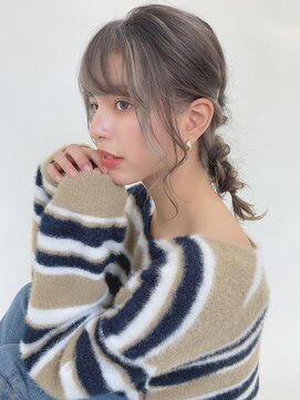 ルービック 京橋(Rubik's) ニュアンス編み下ろしお呼ばれヘア☆