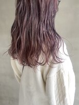 アマーク(a mark)&nbsp;【小川 結女花】ブリーチ有りのラベンダーピンク