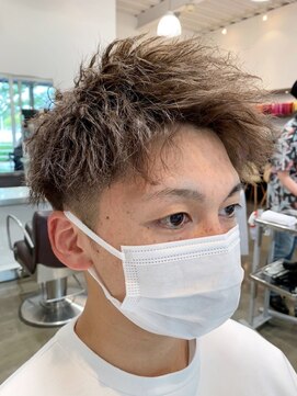 ヘッズセカンド(HEADS_2nd) ツーブロック×ツイストスパイラルパーマ