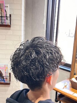 ビス ヘア アンド ビューティー 西新井店(Vis Hair＆Beauty) 20代30代韓流ツイストパーマショートマッシュアッシュブラック