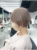 マッシュベージュショート☆