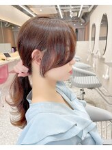 小顔に見せる骨格矯正カットで1人1人に合わせてオーダーメイド♪【髪質改善/韓国ヘア/シールエクステ新宿】