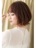 カバーヘア ブリス 上尾西口店(COVER HAIR bliss)&nbsp;斜めバングリラクシーヘルシースタイルボブZ上尾20代30代40代