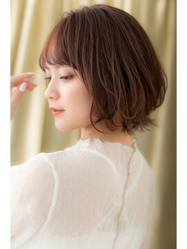 カバーヘア ブリス 上尾西口店(COVER HAIR bliss) 斜めバングリラクシーヘルシースタイルボブZ上尾20代30代40代