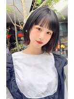 キアラ(Kchiara) インナーカラー外ハネボブkchiara福岡川野直人