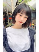 インナーカラー外ハネボブkchiara福岡川野直人