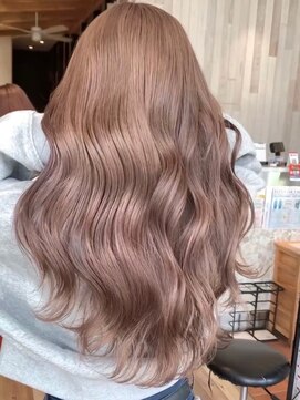 リード バイ ラグーン(LEAD by LAGOON) ミルクティーベージュダブルカラーハイライトバレイヤージュ