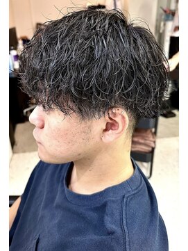 グッドタイムエフティフィフス 横浜西口(GoodTimes ft.fifth) 波巻きスパイラルパーマメンズマッシュツーブロックメンズパーマ