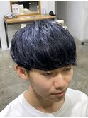 【RYUYA】束感マッシュ×ブルーブラック×ナチュラルセット