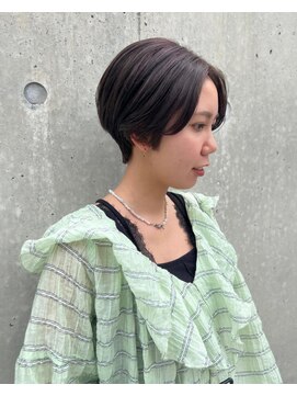 アトリエ エス atelier es HAIRDESIGN ラベンダーショート/ハンサムショート/丸みショート/ミニボブ