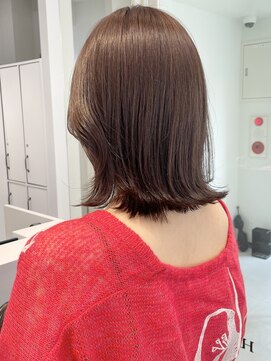 コレクティブワーク 表参道 渋谷(COLLECTIVE WORK) 髪質改善 髪質改善カラー レイヤー ミディアム オージュア ツヤ