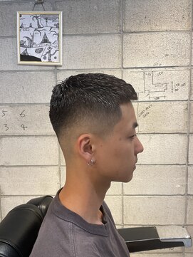 フランクスバーバー アンド ビアークラブ(FRANK'S BARBER and BEER CLUB) ミディアムハイスキン濡れパンベリーショートF