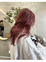 ソルトウォーター(SALT WATER)&nbsp;チェリーレッド/ブリーチあり/恵比寿/代官山