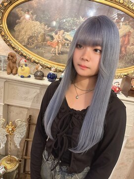 ユウハウスビジュー(YU HOUSE BIJOU) ラベンダーブルーロングスタイル