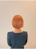 艶髪オレンジボブ♪