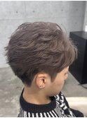 熊本メンズカット ショート シルバーカラー MEN'S HAIR ブリーチ