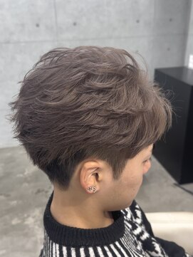 エデアンホンテン メンズサロン(EDEAN 本店 (旧:EDEAN 上通)) 熊本メンズカット ショート シルバーカラー MEN'S HAIR ブリーチ
