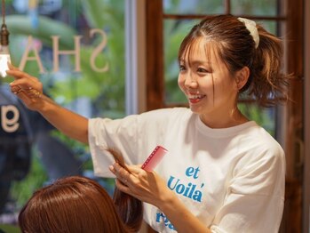 シャングリラアネックス 門真市駅前店(SHANGRH-LA annex)の写真/提案～仕上げまでマンツーマンでご対応☆お任せできる安心感にきっと”また来たい”とリピーターに。