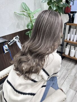ベルヘアーデザイン 堺東(Belle hair Design) コントラストハイライト/外国人風/ハイライト/レイヤーカット
