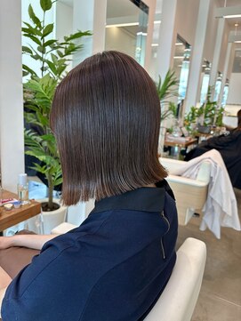 カッツ 駅家店(CUT S) 切りっぱなし外はねボブ