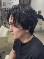 オーシャントーキョー 原宿(OCEAN TOKYO)&nbsp;波巻きパーマメンズツイストスパイラルパーマセンターパート