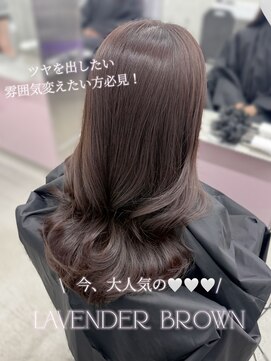 エヌアイ オモテサンドウ(ni omotesando) ☆人気のラベンダーピンクカラー ツヤツヤカラー☆