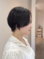 ソソ(soso.)&nbsp;縮毛矯正/ハイライトカラー/ハンサムショート/#7