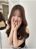 上品韓国ヘアミルクティーベージュ