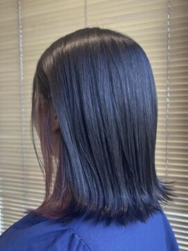 オーガニック リブ 川越(organic+live) 大人可愛い◎インナーカラー秋色カシスxグレージュ