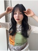 ミディアムレイヤーパーマデジタルパーマバングパーマ