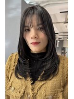 ジアン テラス(GIEN TERRASSE)&nbsp;レイヤーカット/ミディアムレイヤー/韓国レイヤー@重里