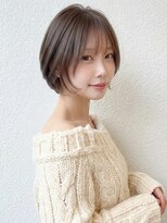 カバーヘア 上尾西口店(COVER HAIR)&nbsp;ショートボブ/小顔/透明感カラー/ブリーチなし春カラーp上尾