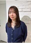 ワンカールで決まるミディアムヘア