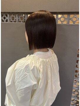 ヘア プロデュース キュオン(hair produce CUEON.) 切りっぱなしボブ