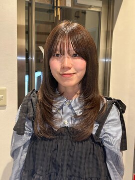 ニューヨークニューヨーク 梅田茶屋町店(NYNY) レイヤーカット マロンベージュ