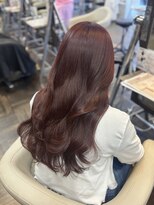 アヴァンス 北花田店(AVANCE) ブリーチなしWカラー/髪質改善/ピンクレッド/暖色/堺/北花田