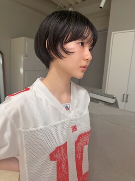 ホヌン 茅ヶ崎(Honnun) 【10代20代30代】モードカジュアル◇黒髪マッシュショート